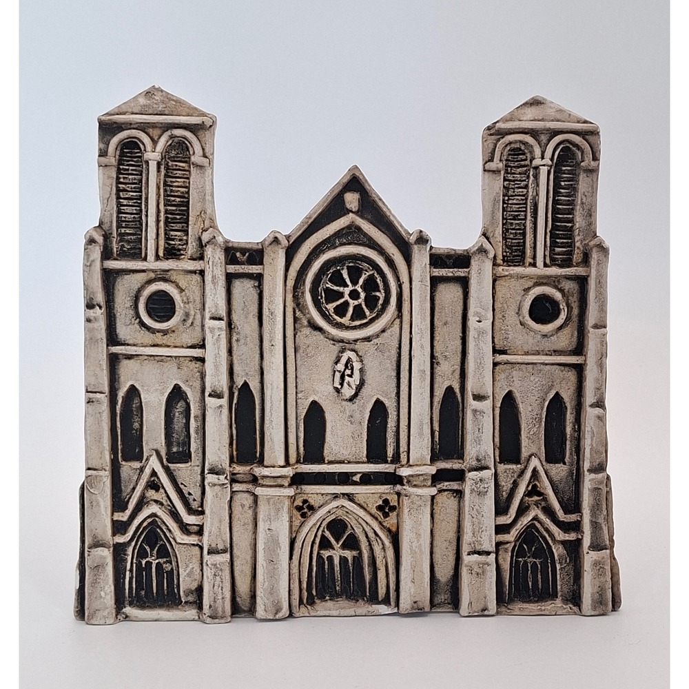 McHarp San Fernando Cathedral Wall Plaque San Antonio Texas Cast Stone 6״